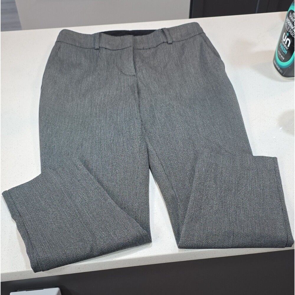LOFT Petites Gray Dress Pants Women’s Petite Polyester/Rayon/Spandex Stretch